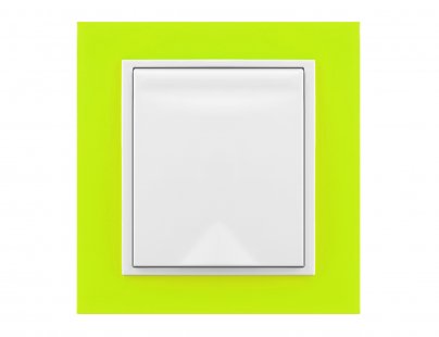 GNIAZDO SSĄCE "ANIMATO" kolor biały z ramką zieloną #1