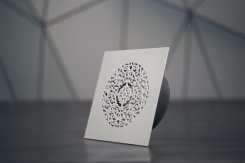 Anemostat dekoracyjny kwadratowy Ø125 Kwiaty