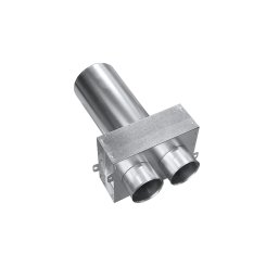 Skrzynka rozprężna przelotowa do rekuperacji 2x75/125 mm IPX Premium – uszczelki gratis